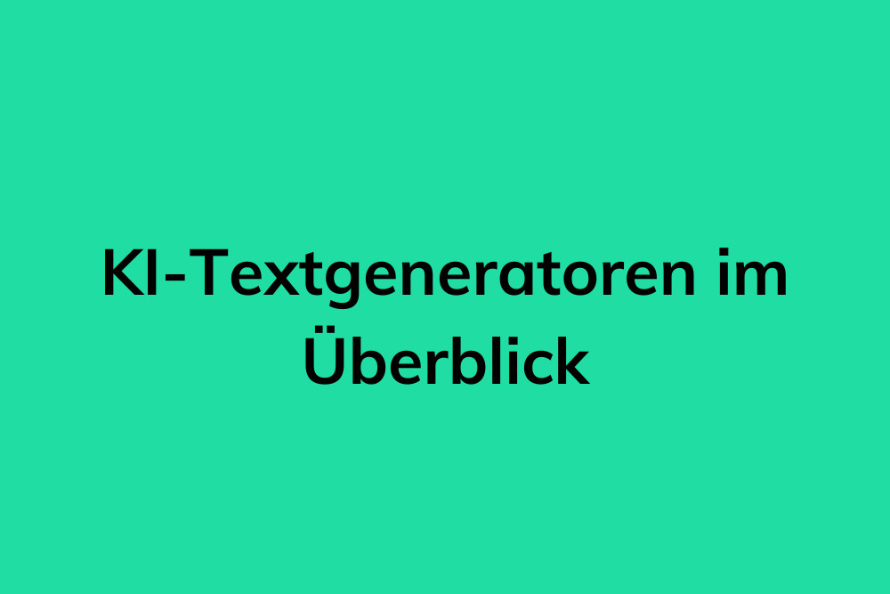 Die 14 besten KITextgeneratoren 2024